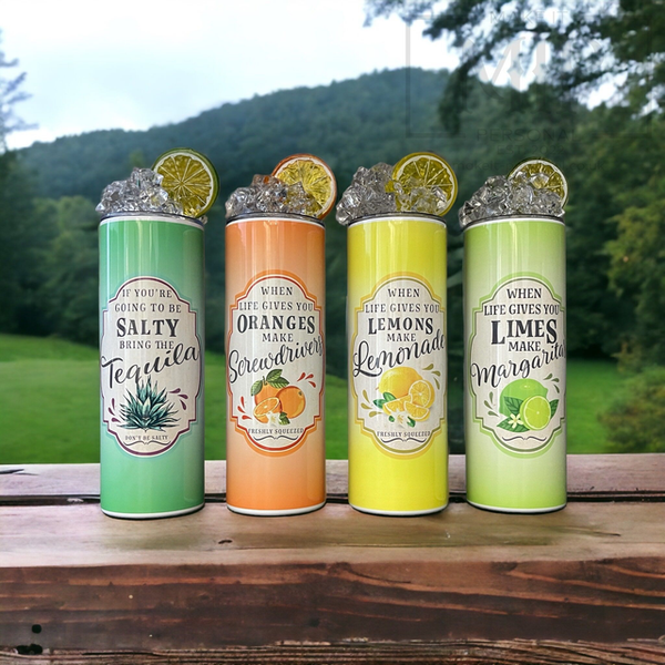 Alcohol Range - Gin / Lemonade / Lime / Orange / Tequila / Vodka