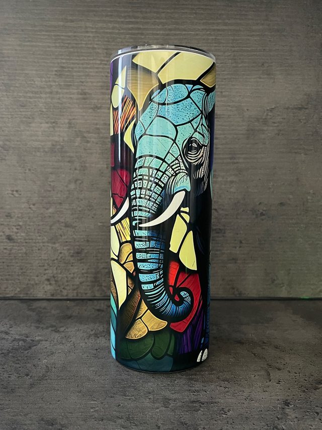 Stained Glass Elephant