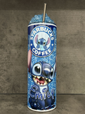Little Furry Blue Alien Tumbler